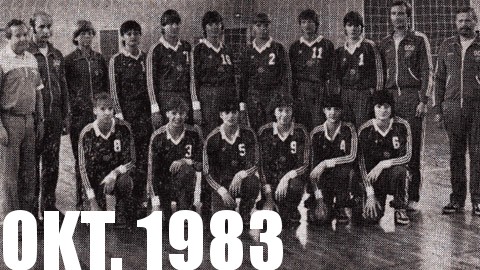 Das Europameisterteam der DDR-Frauen 1982