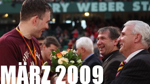 Pokalsieger2009: Generali Haching (Marco Liefke, links)