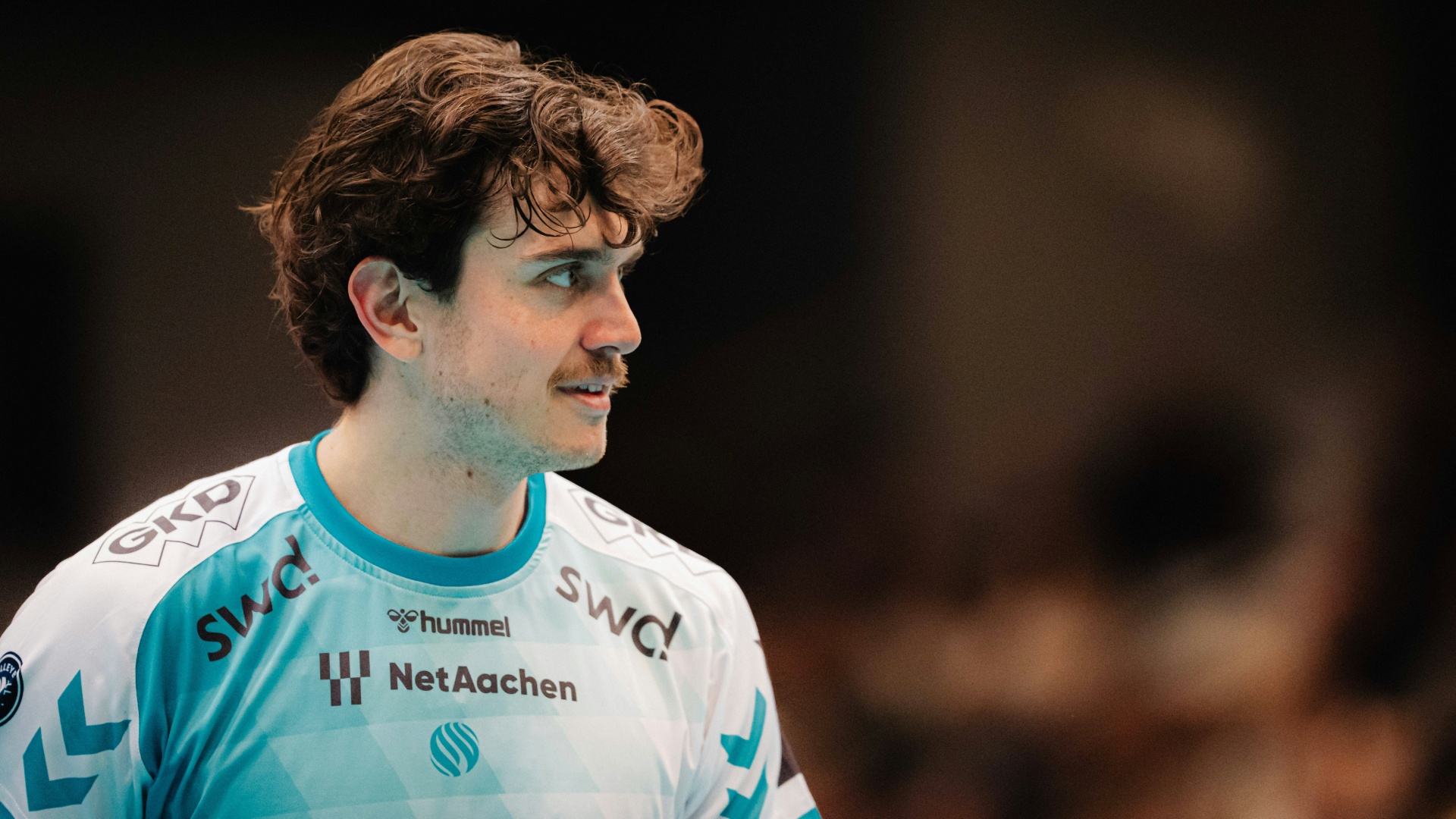 Dürens Außenangreifer Robin Baghdady  (Foto: IMAGO/Justus Stegemann/SID/Justus Stegemann)