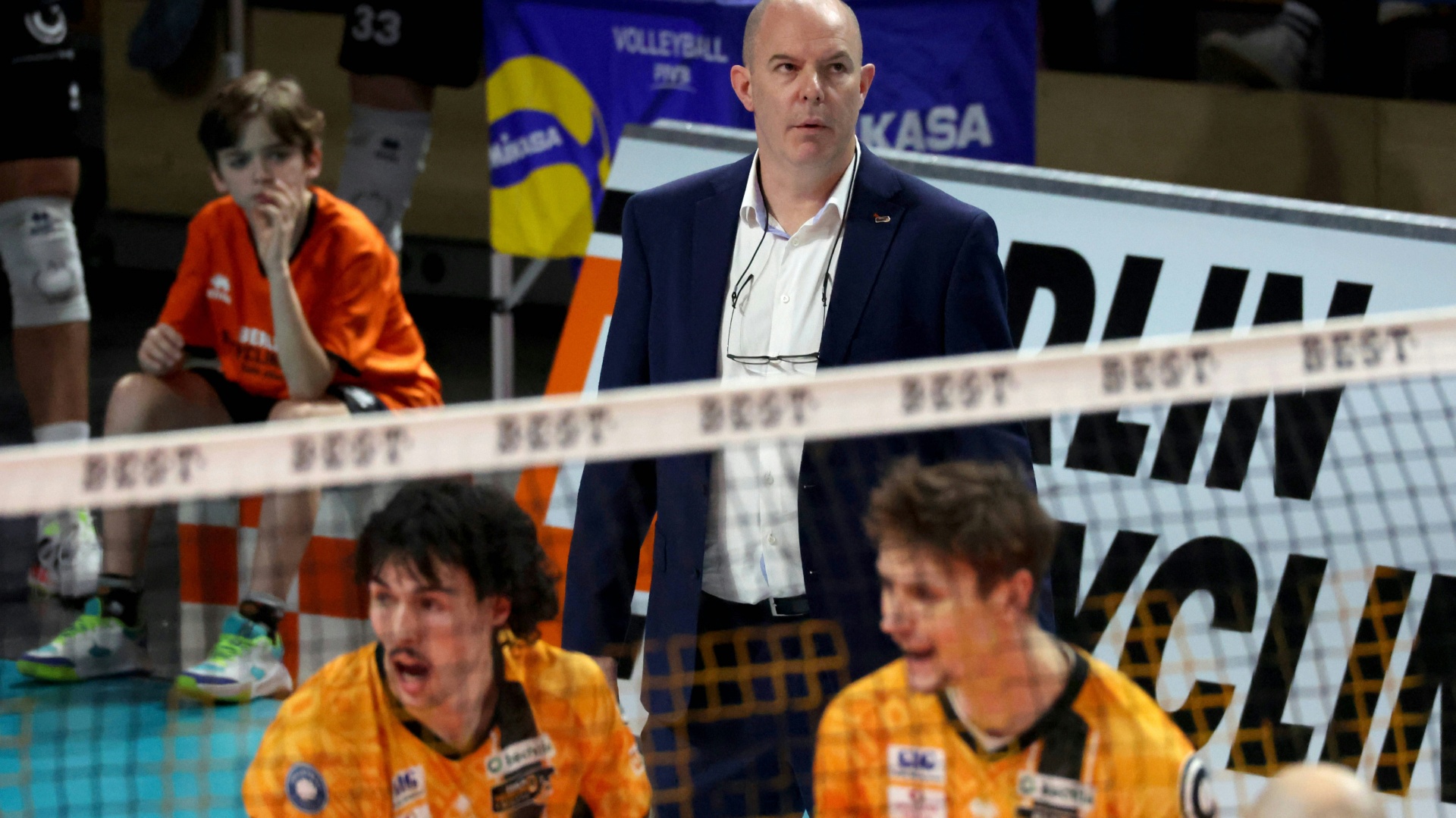 Joel Banks und die BR Volleys sind enttäuscht  (Foto: IMAGO/nordphoto GmbH/SID/Engler)